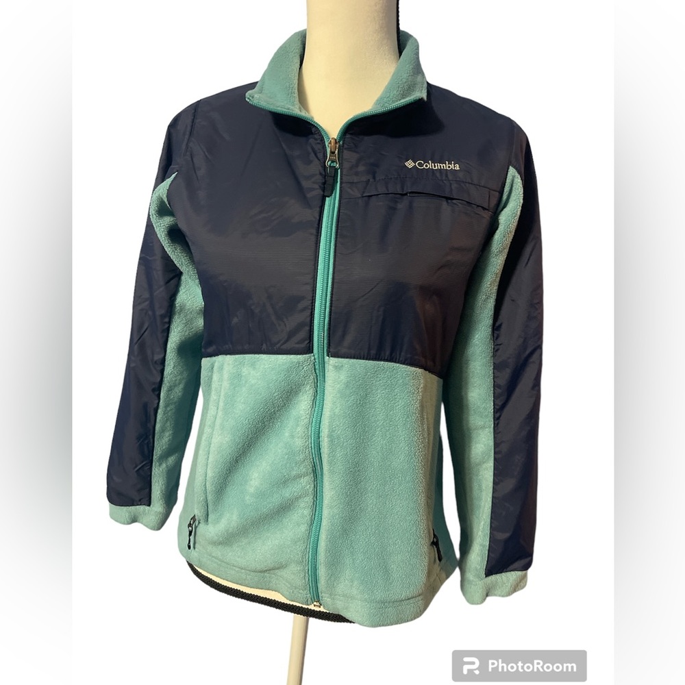 Columbia Girls' Benton Springs Iii Overlay Fleece Sz L (14-16)